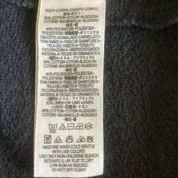 FREE PEOPLE We The Free Friday Fever Top Sz M Black & White 112A - Picture 9 of 9